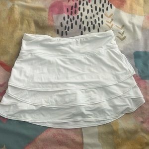 White athleta skirt!